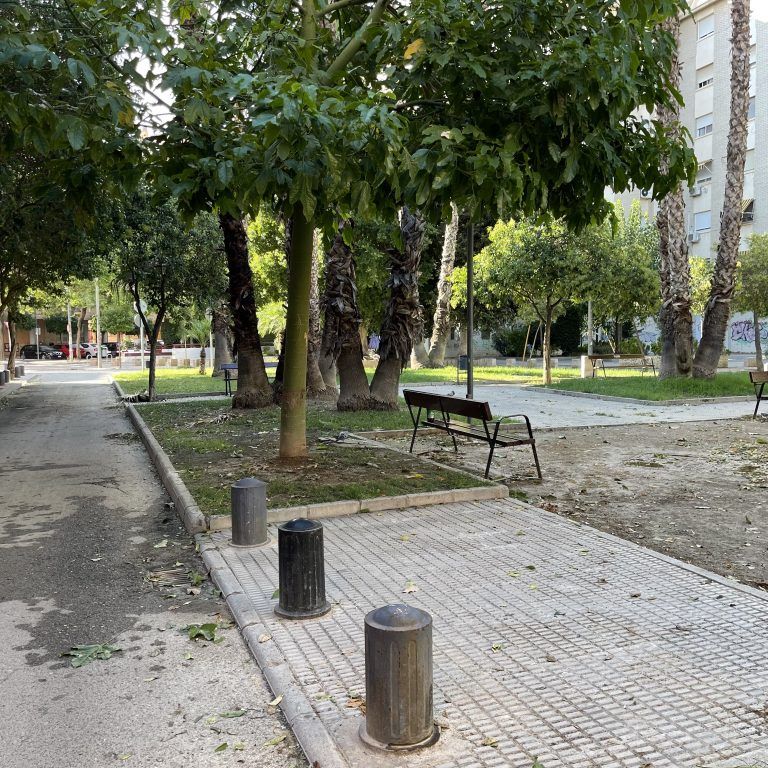 Después de la tormenta se recuperan los parques