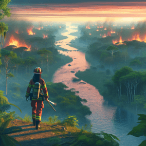 "Imagen ilustrativa de "&Reducción de incendios en la Amazonía brasileña 2025: ¡La cifra más baja en 30 años!