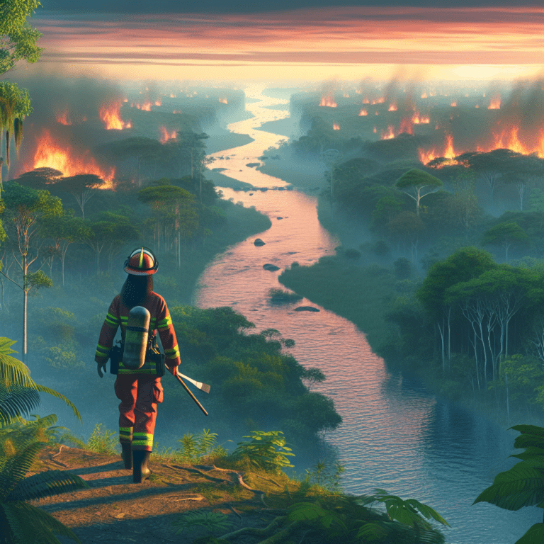"Imagen ilustrativa de "&Reducción de incendios en la Amazonía brasileña 2025: ¡La cifra más baja en 30 años!