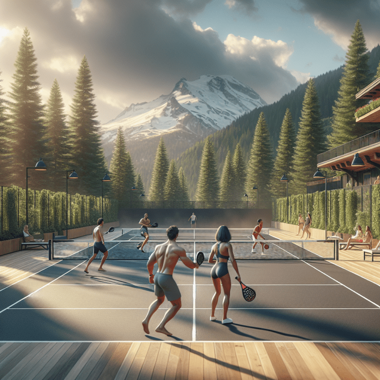 "Imagen ilustrativa de "&Nuevas pistas de pádel en Courchevel 2023: lujo y deporte a 1.800 metros con calefacción geotérmica